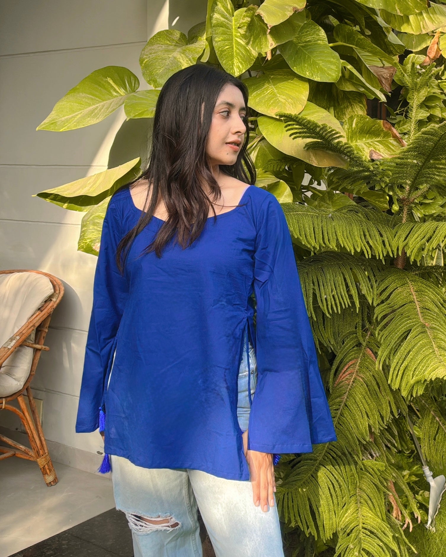 KHWAAB | bell sleeves kurti