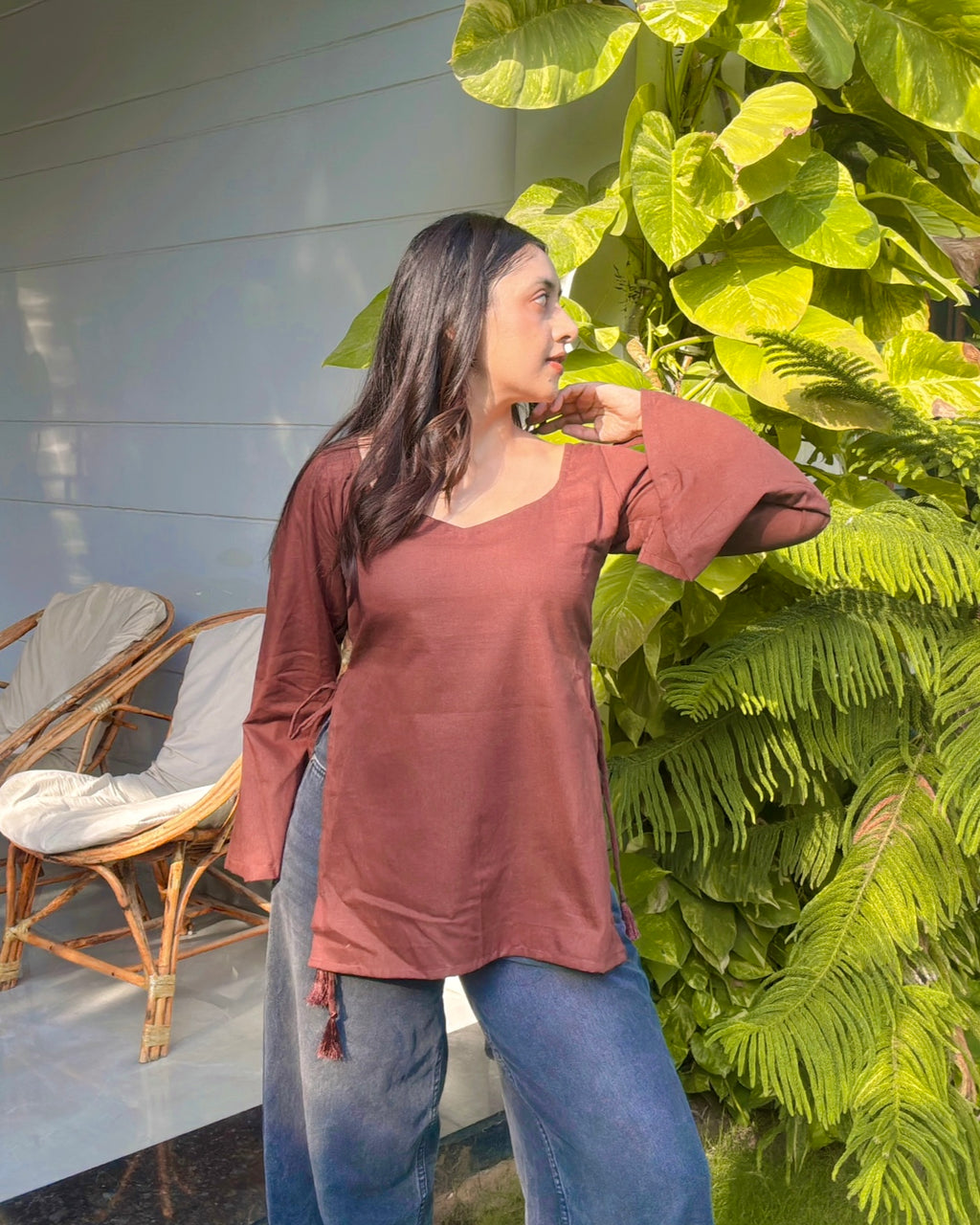 ZOYA | bell sleeves kurti