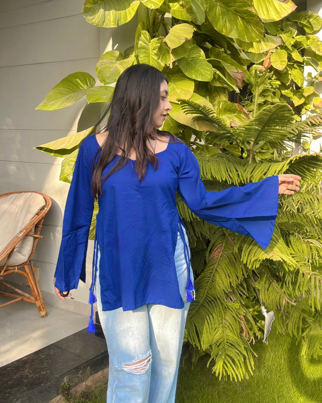 KHWAAB | bell sleeves kurti