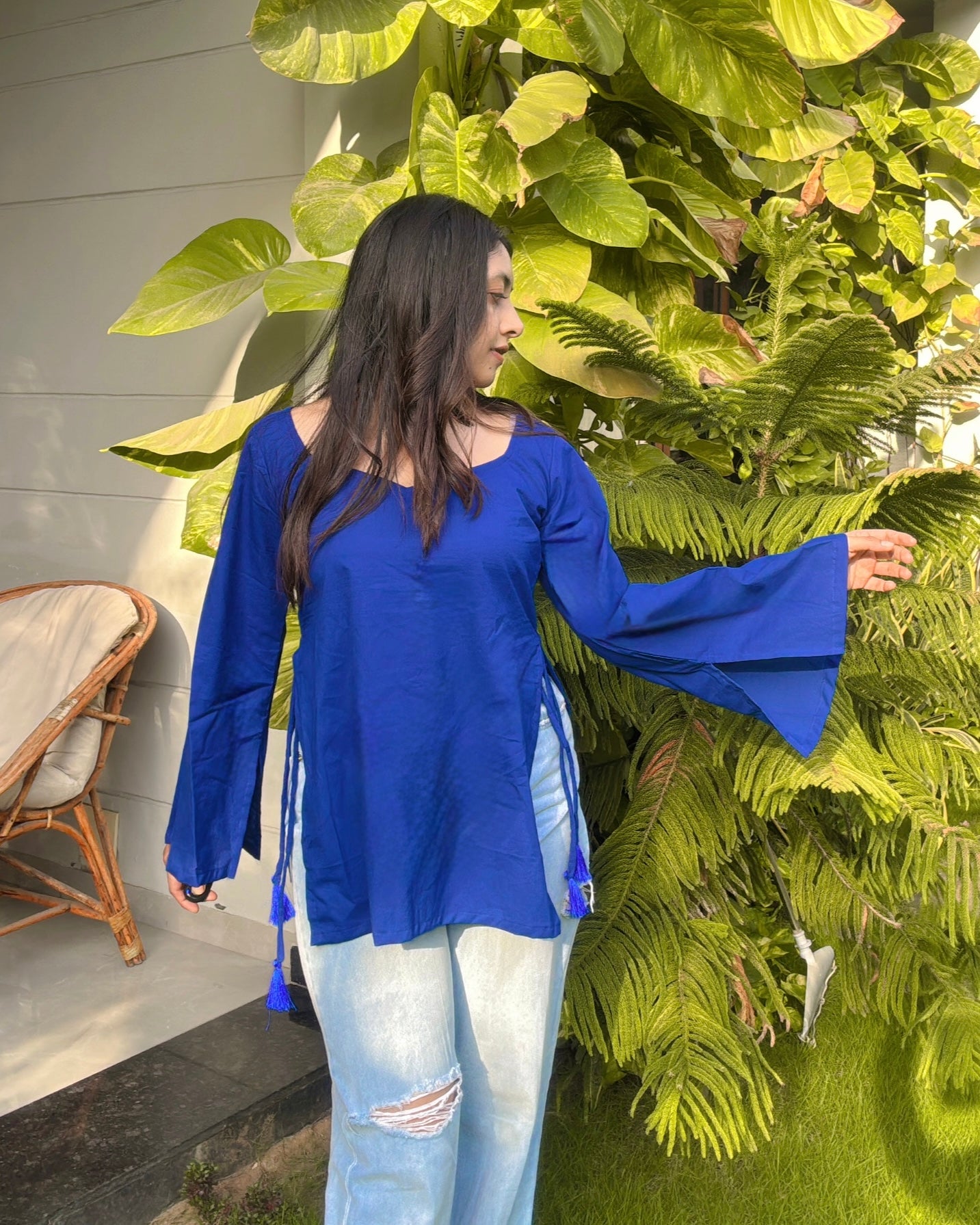 KHWAAB | bell sleeves kurti
