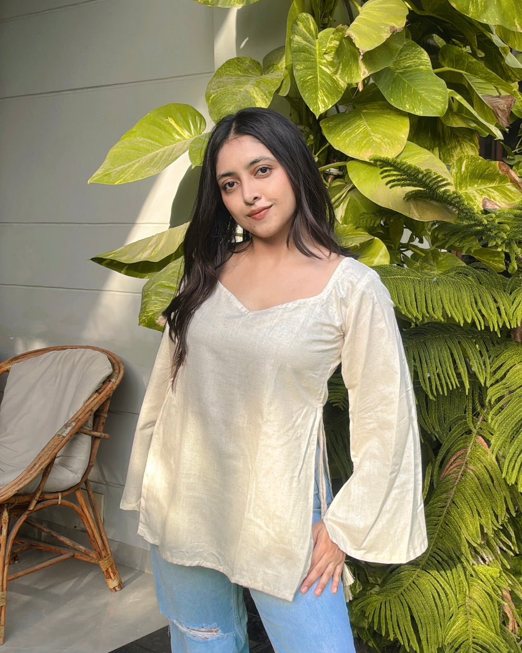 NOOR | bell sleeves kurti