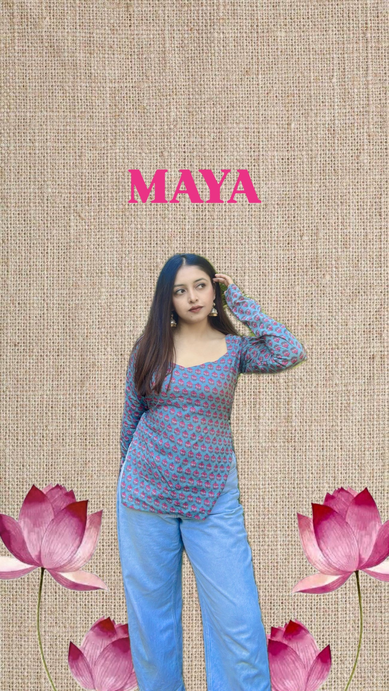 MAYA | full sleeves kurta