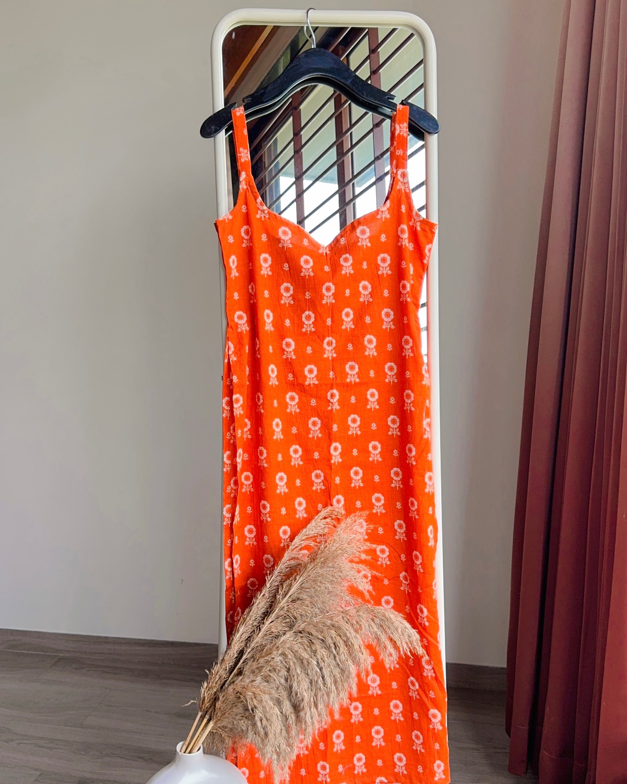 ORANGE SURAJMUKHI | long kurti