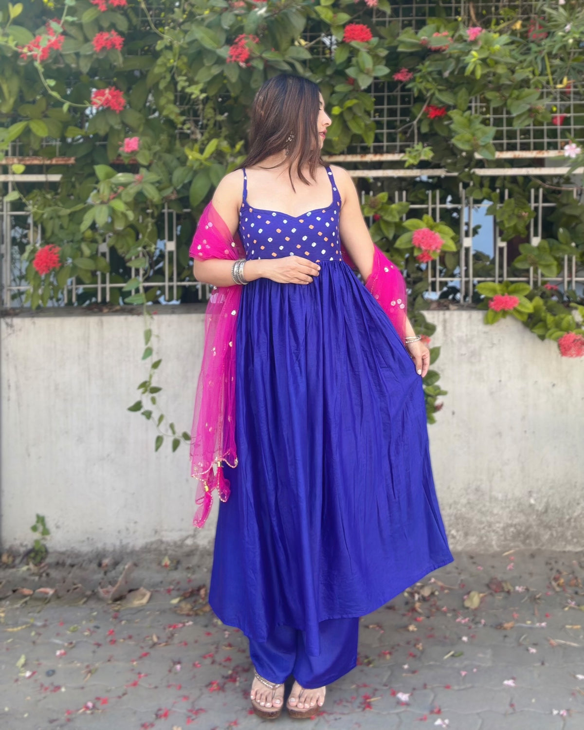 SEERAT| anarkali suit