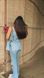 sky butti mirror lace shortie