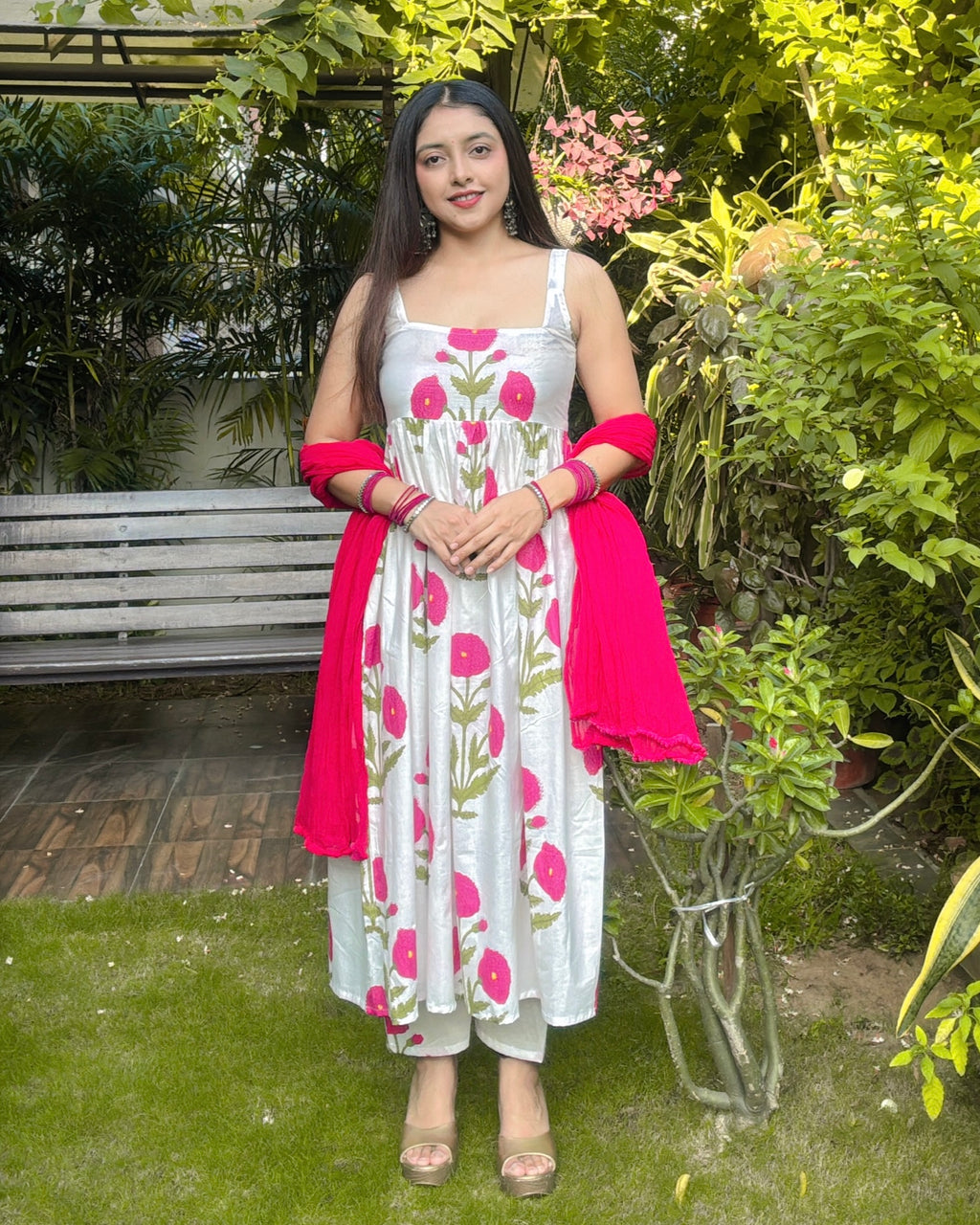 SITARA | handblock print anarkali suit