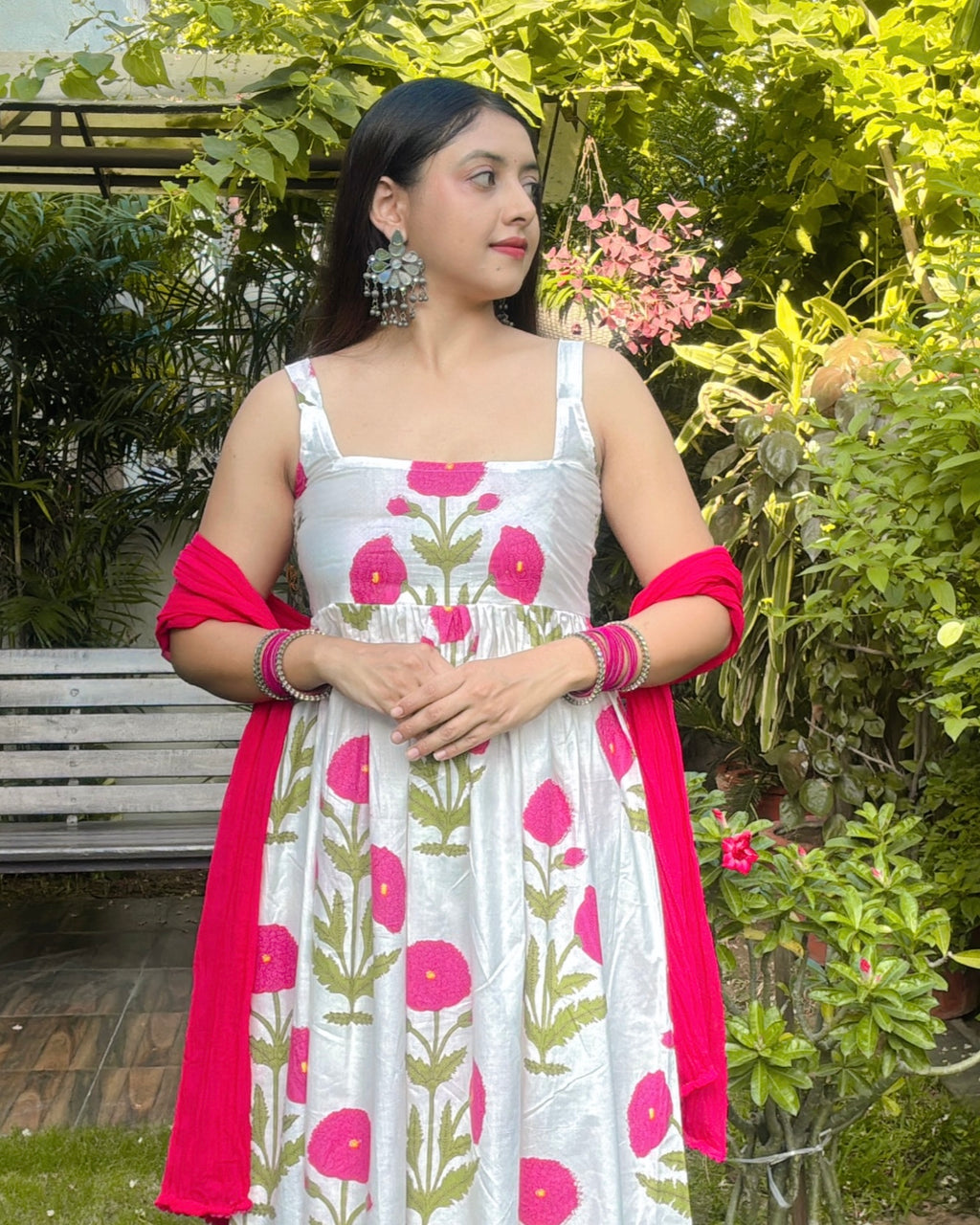 SITARA | handblock print anarkali suit