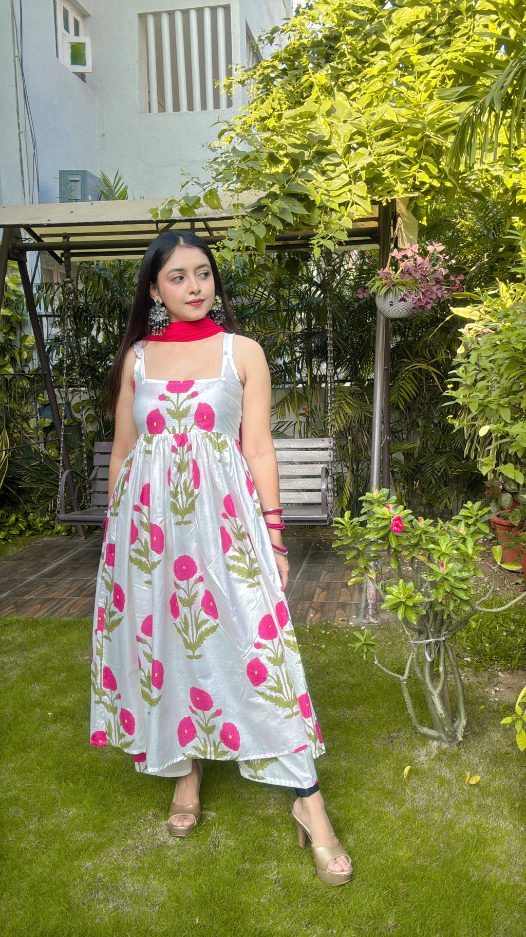 SITARA | handblock print anarkali suit