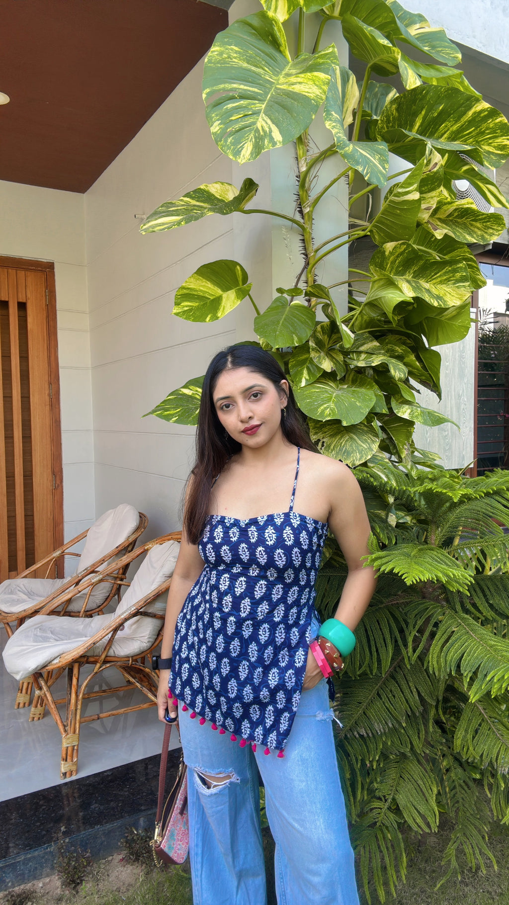 TARA | corset back short kurti