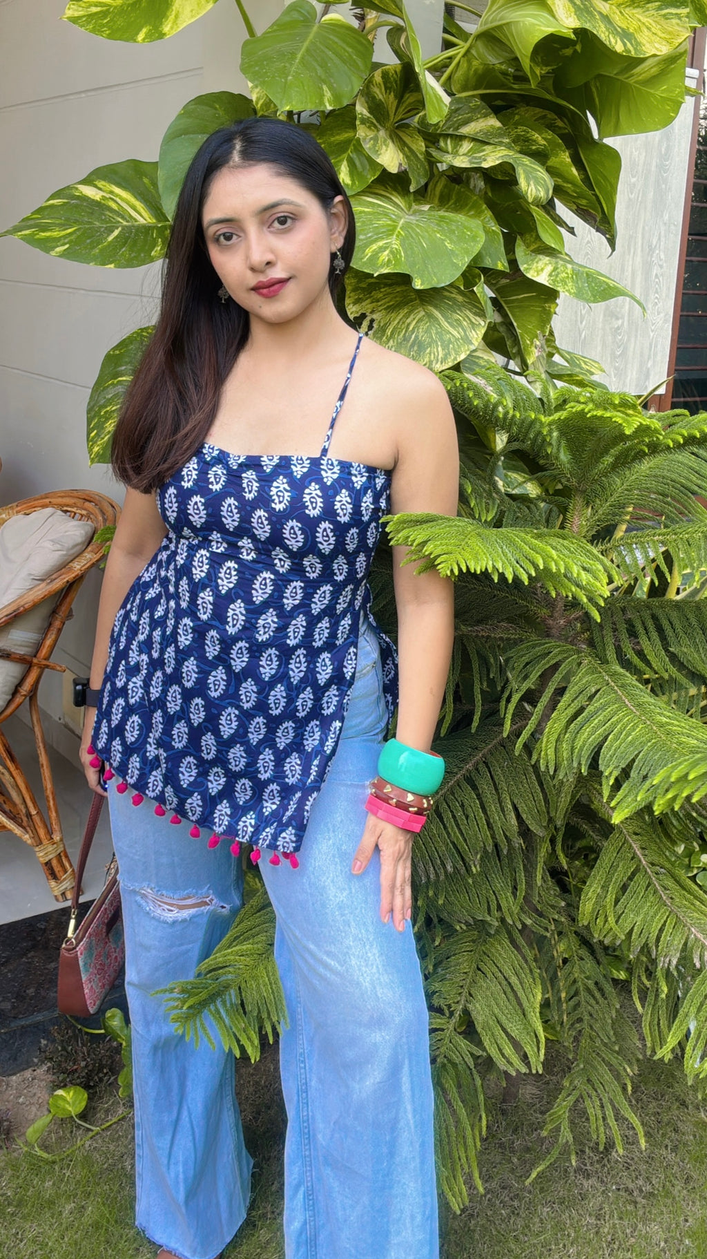 TARA | corset back short kurti