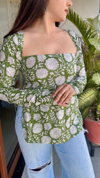 SARA | kalamkari full sleeves kurta