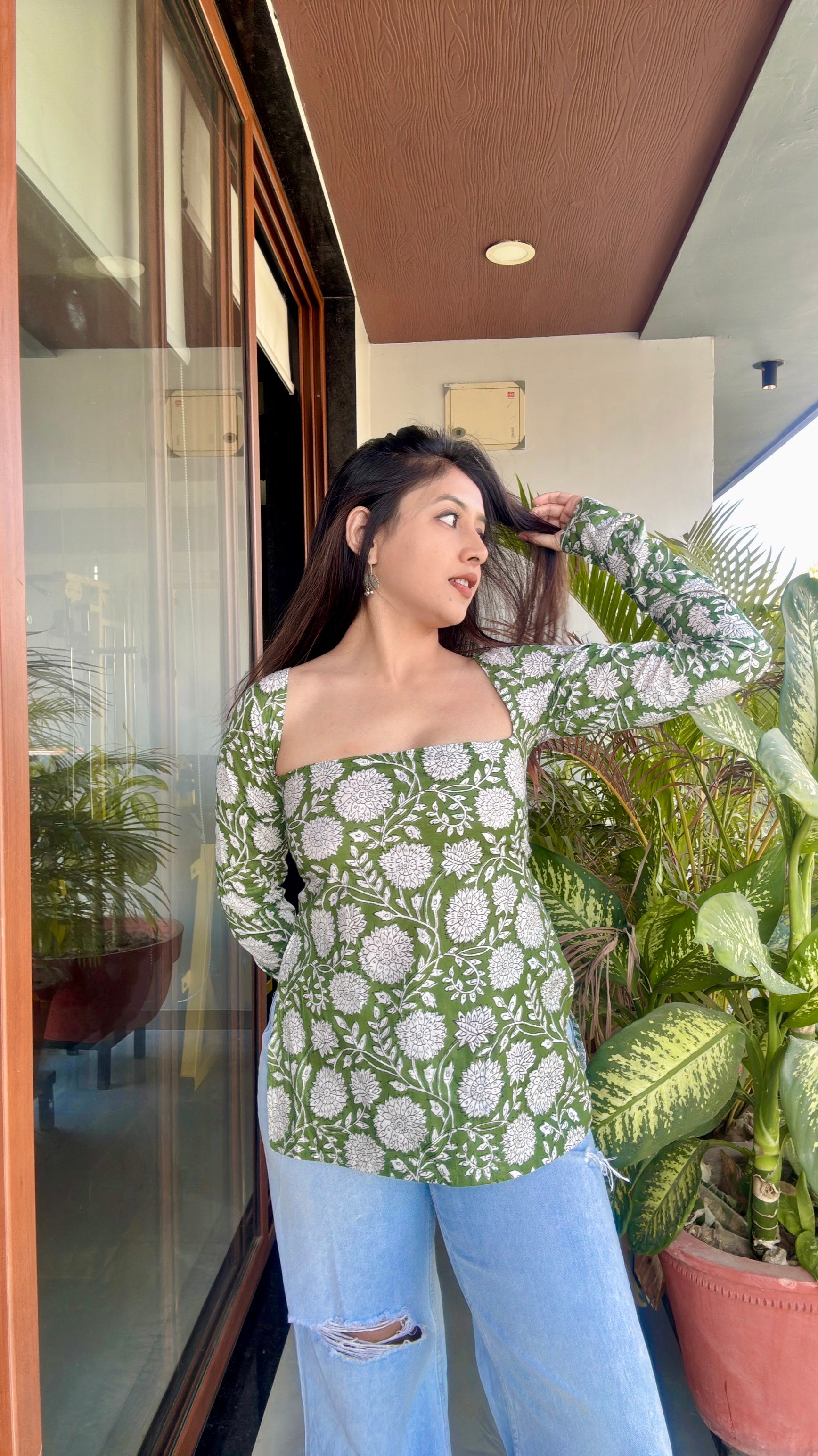 SARA | kalamkari full sleeves kurta