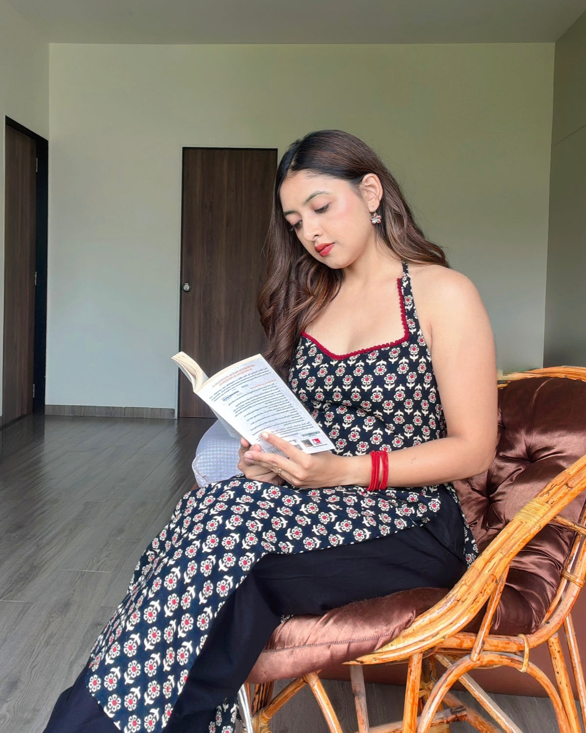 SOHA | long kurti with halter neck