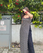 SOHA | long kurti with halter neck