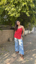 LAILA | halter neck short kurta