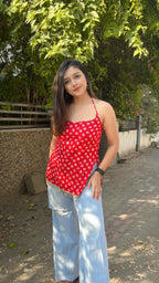 LAILA | halter neck short kurta