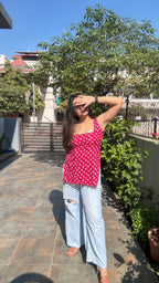 PINK BANDHANI | short kurti