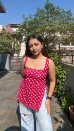 PINK BANDHANI | short kurti