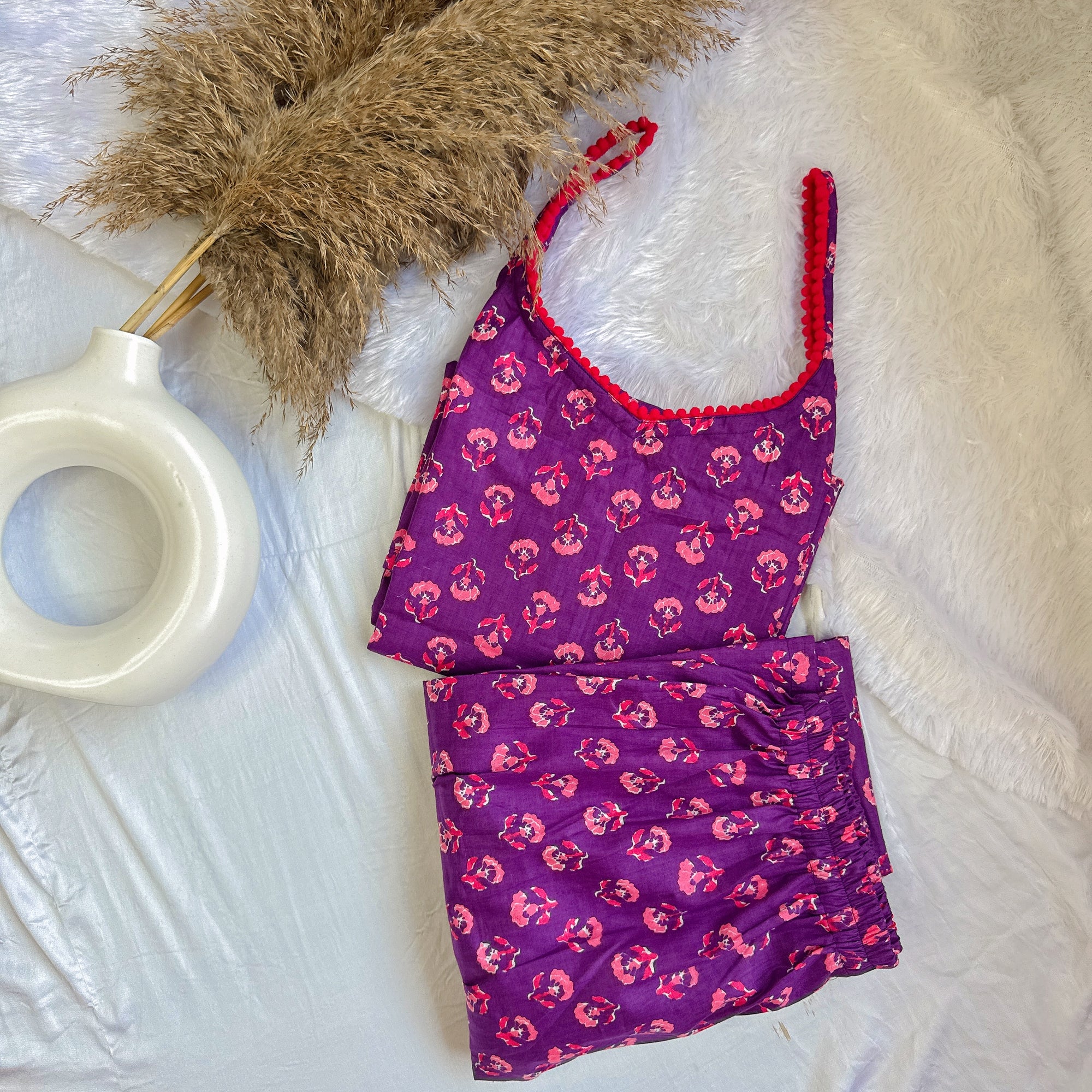 dark purple pink butta co ord