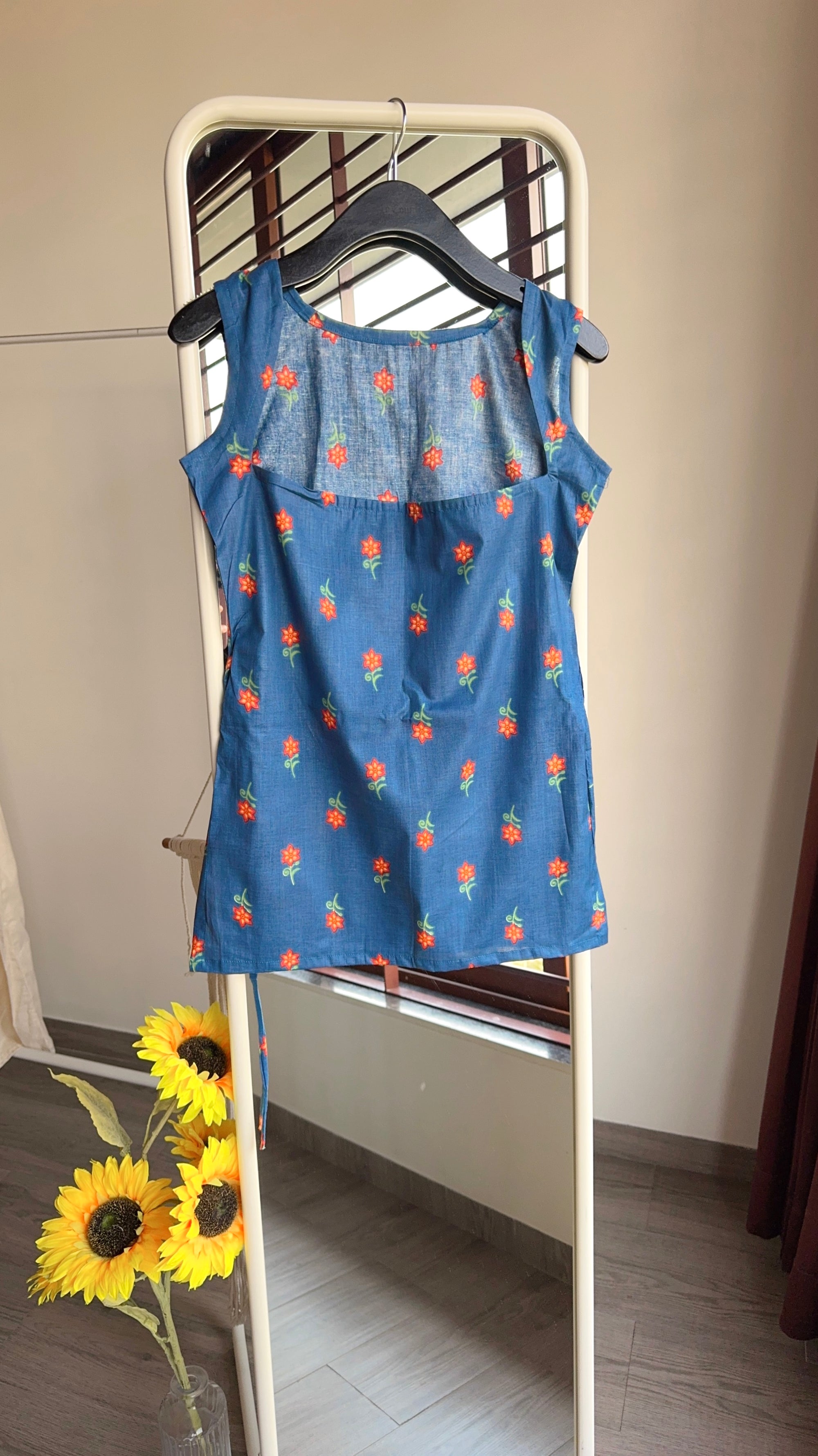 BLUE SURAJMUKHI | short kurti