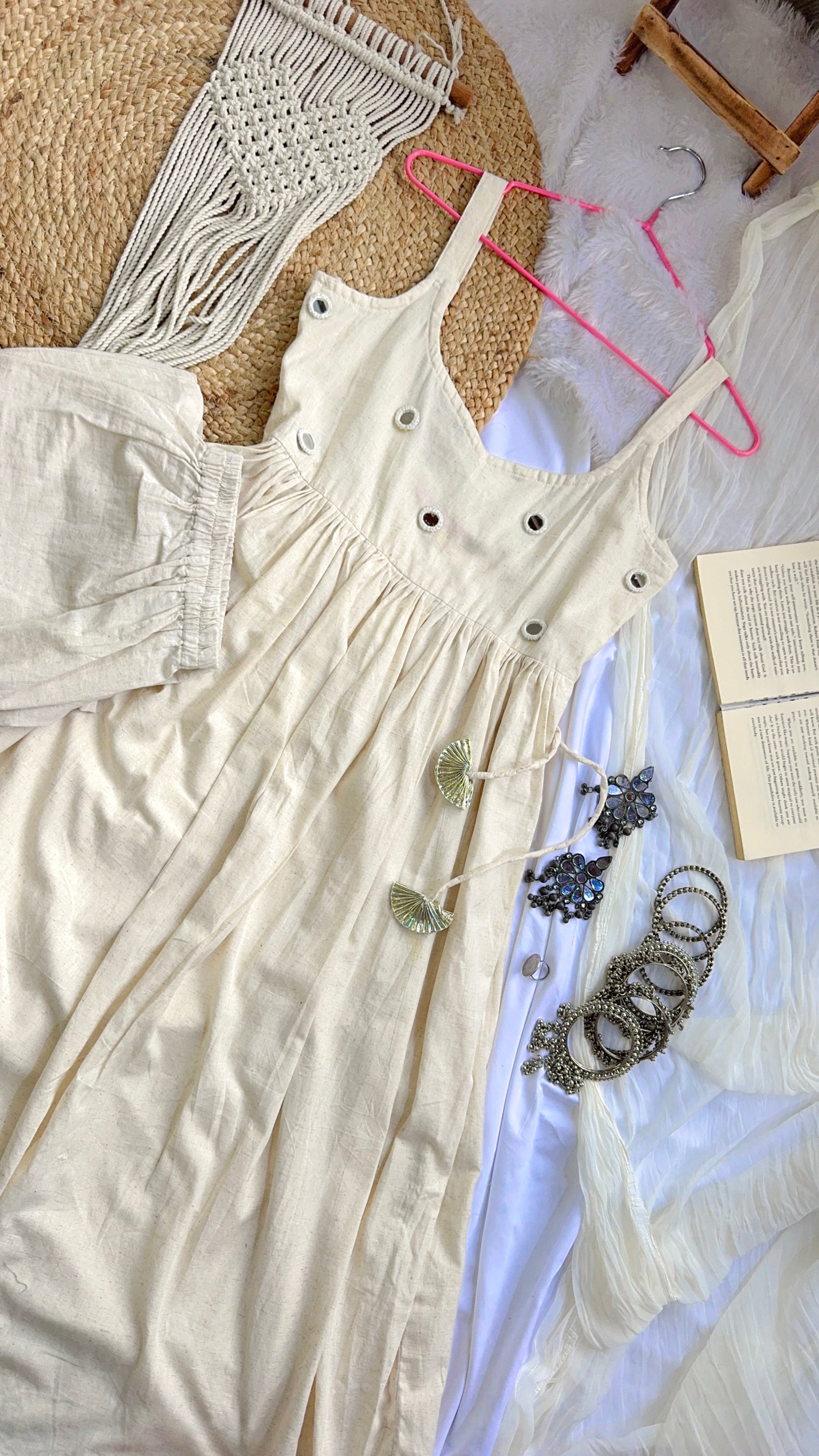 CHANDANI | mirror work anarkali suit