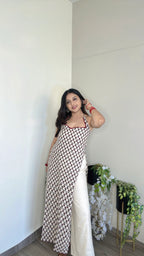 AAISHA | long kurti with halter neck