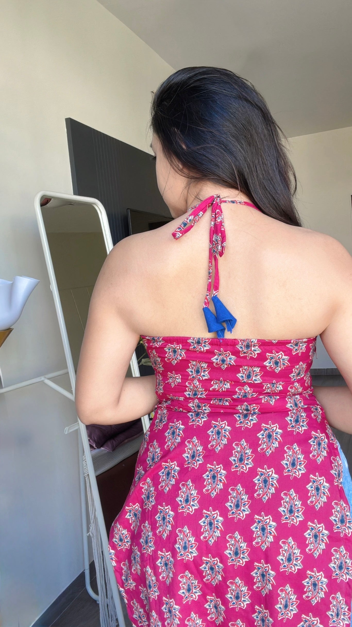 JUGNI | long kurti with halter neck