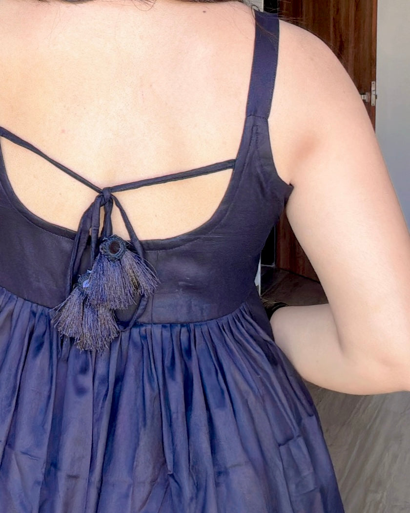 BLACK CHANDANI ANARKALI DRESS