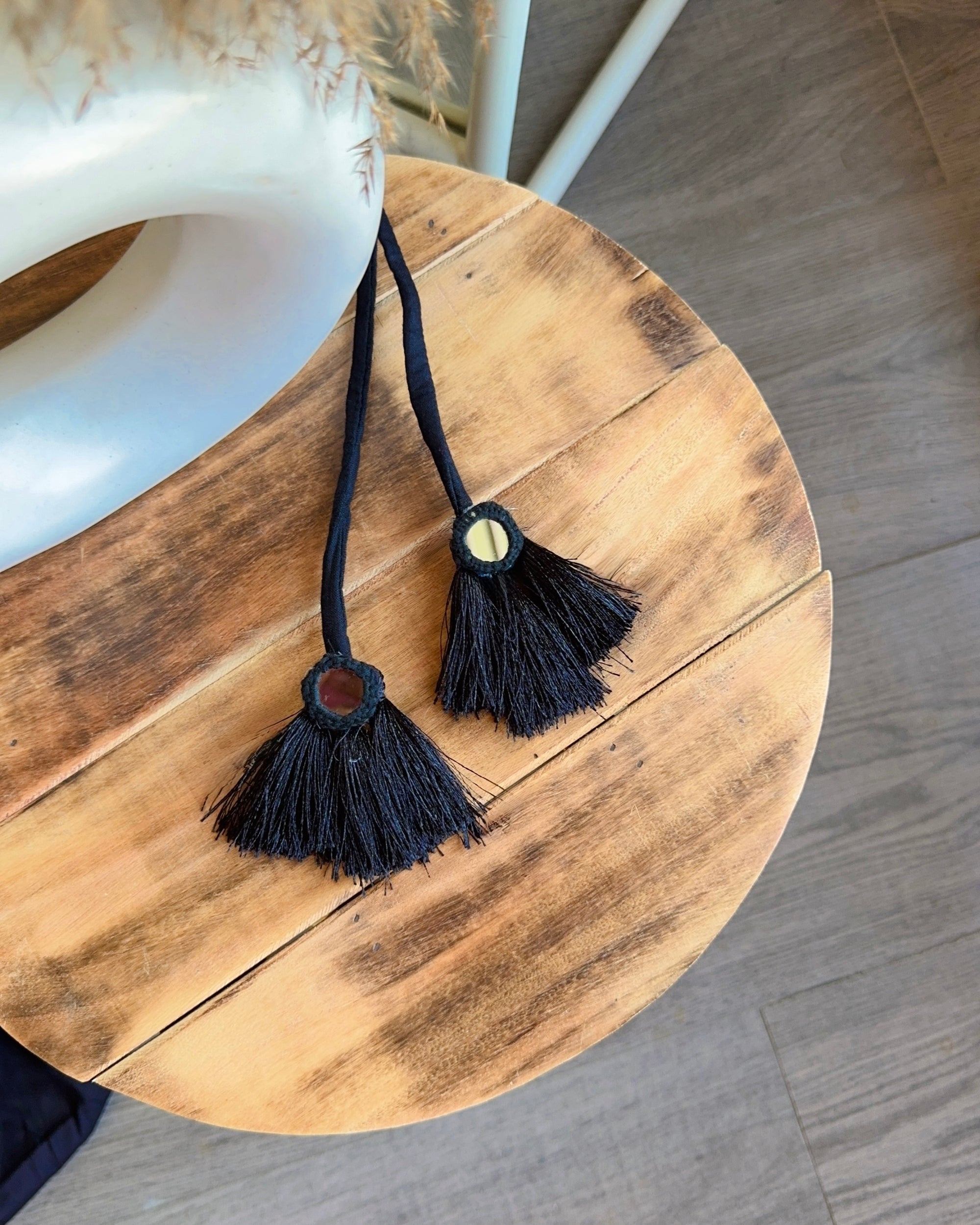 BLACK CHANDANI ANARKALI DRESS