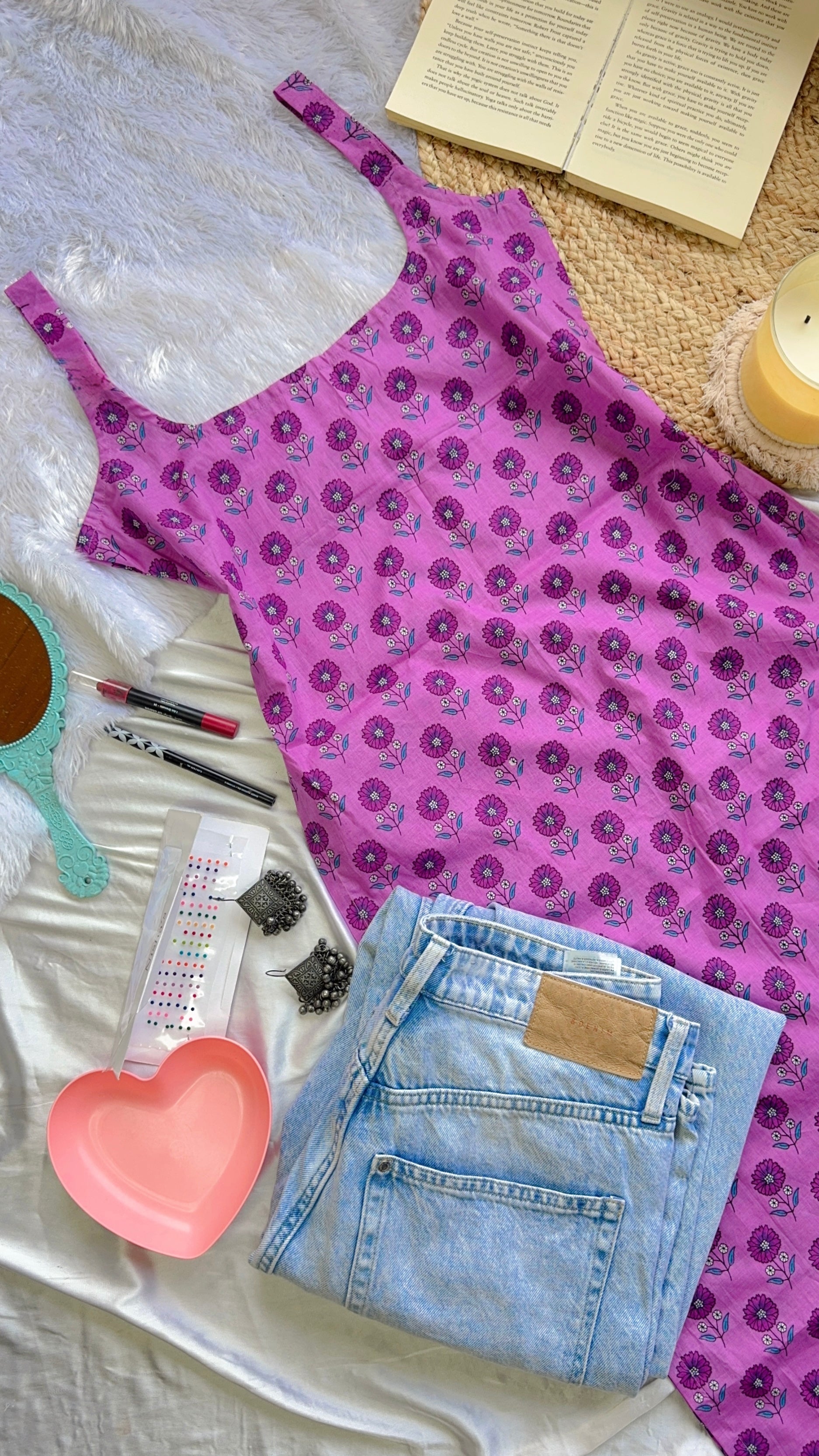 PURPLE SURAJMUKHI | long kurti