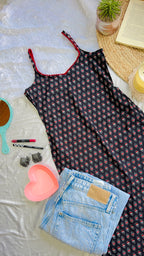 black gamthi long kurti