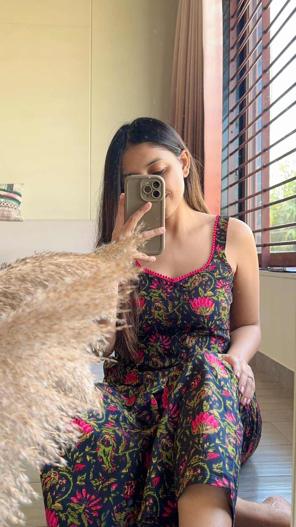 black pink vel co ord