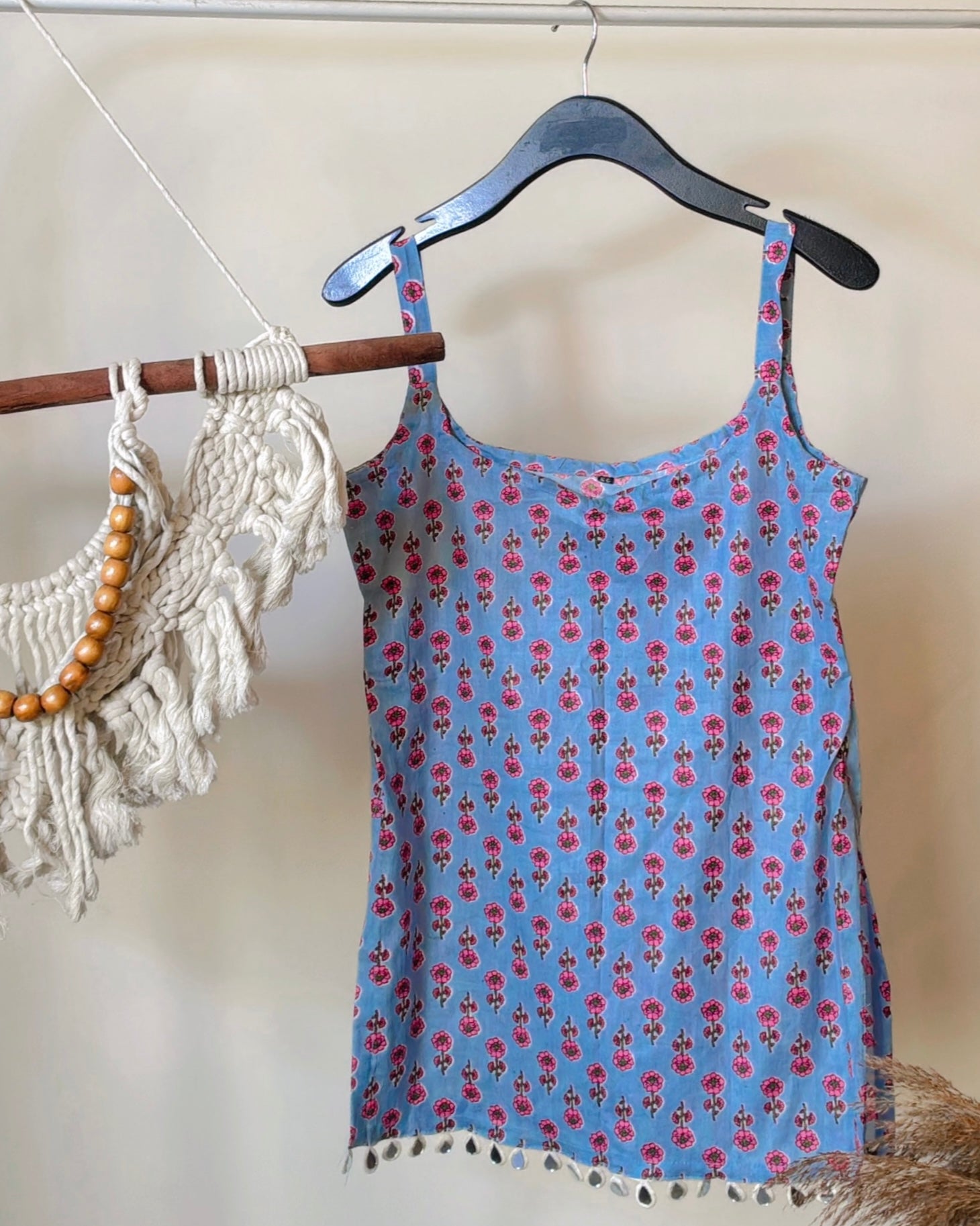 HEER | short kurti with mirror lace