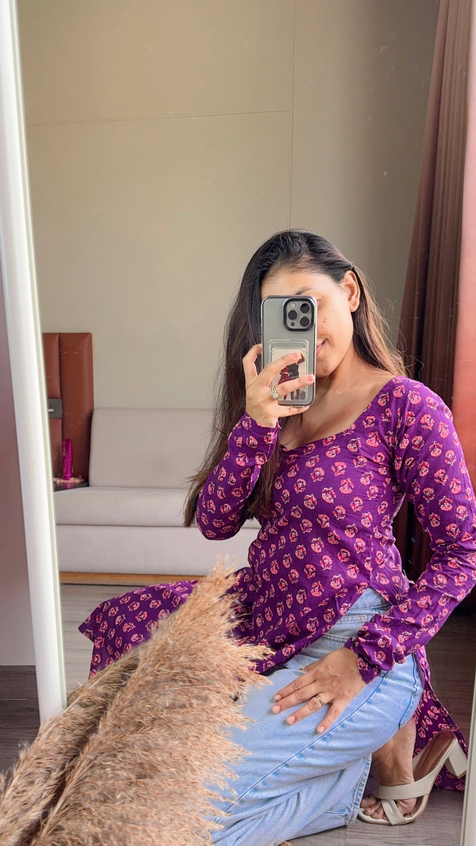 madhubala full sleeves kurta