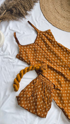brown butti suit set