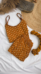 brown butti suit set