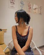 black gamthi long kurti