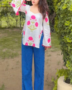 RAANI | bell sleeves kurta
