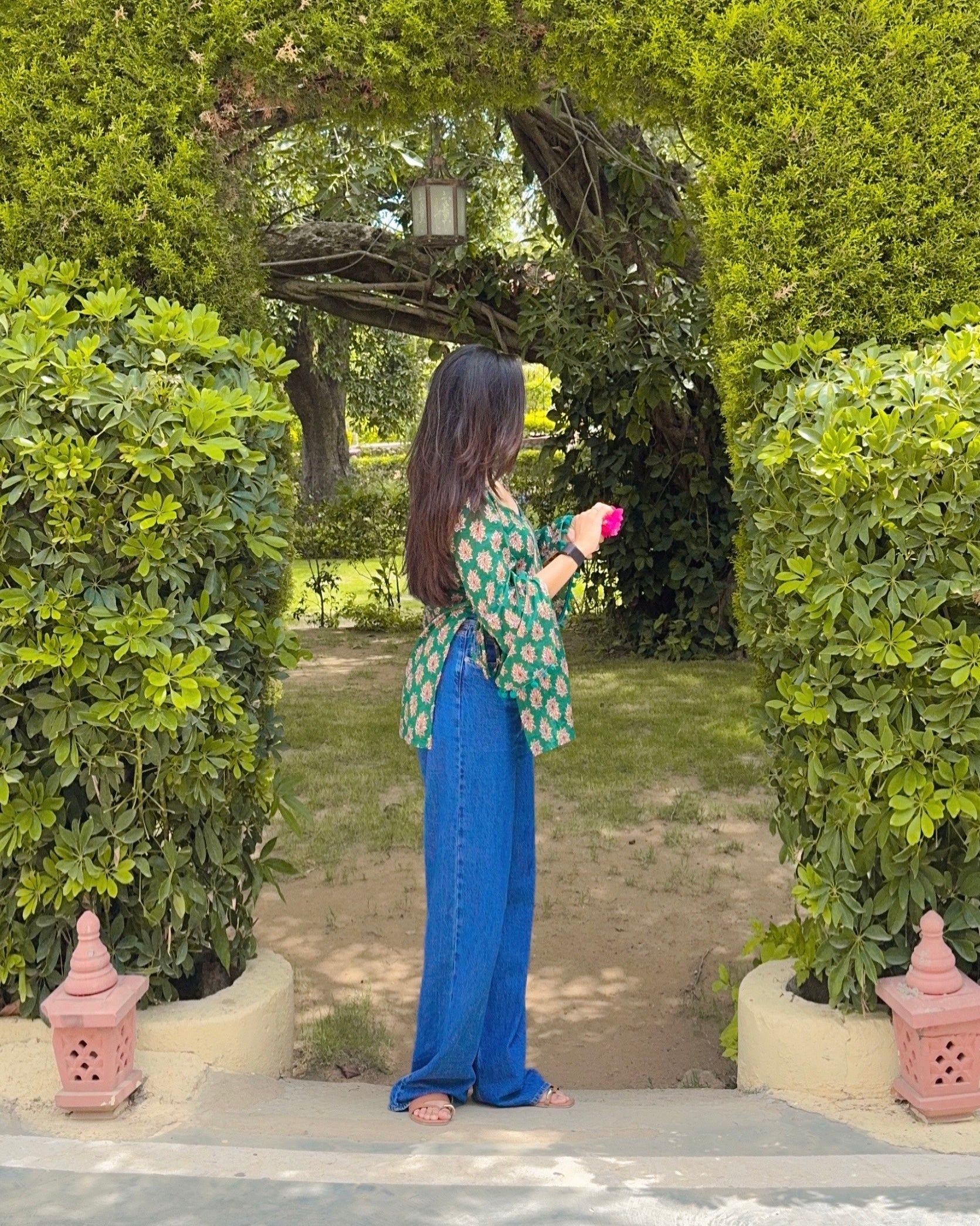 SANJ | bell sleeves kurta