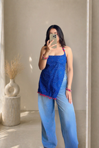 NAINA | beaded short kurti