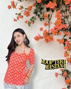 ROOP | elbow sleeves short kurti